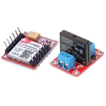 

2Pcs for Arduino Accessories: 1 Pcs SIM800L GPRS GSM Module Quad Band Rod Antenna and Spring Antenna & 1 Pcs One Way Solid State