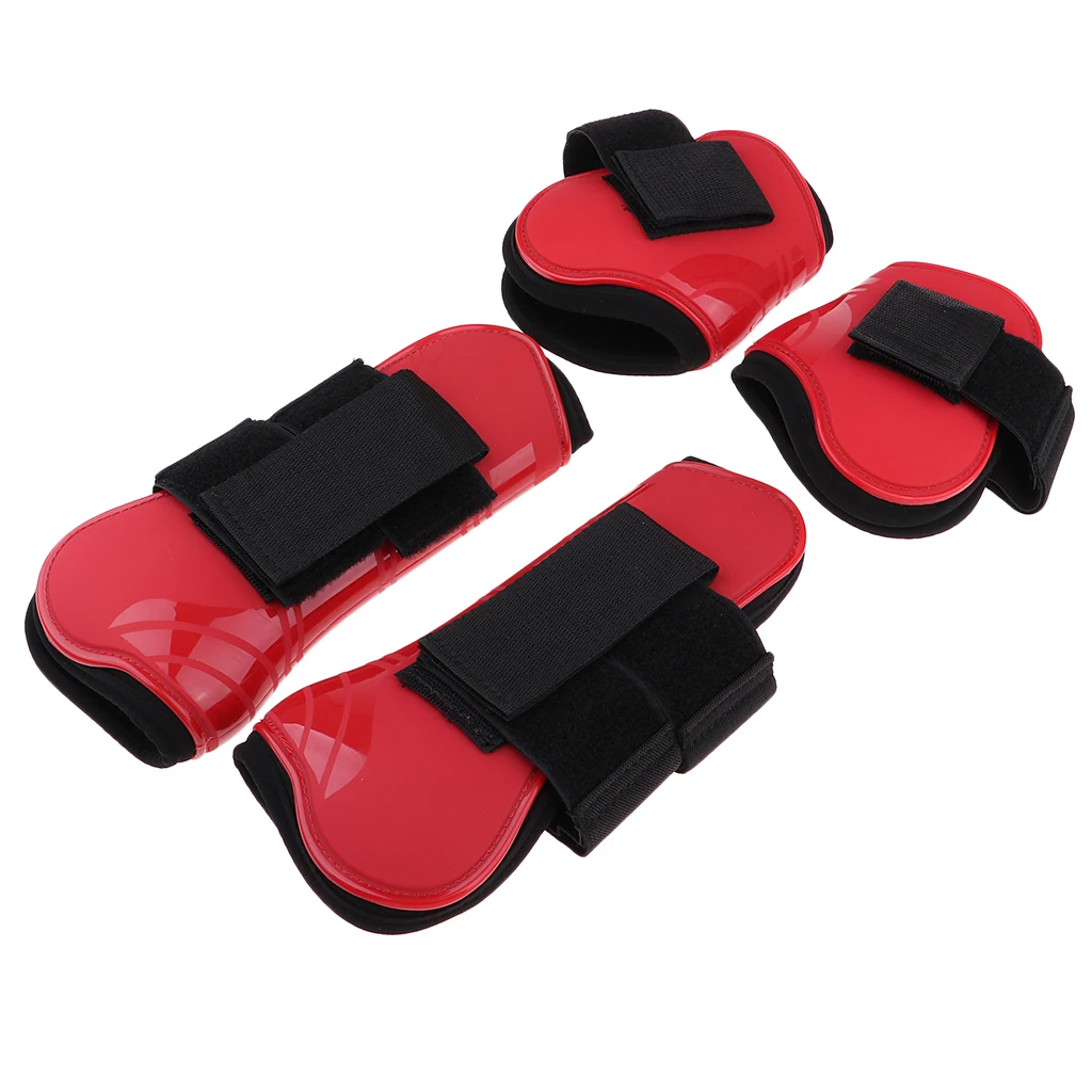 Лошадиные ботинки, легкие, дышащие, амортизирующие, для тренировок, прыжков, верховой езды - Цвет: Red