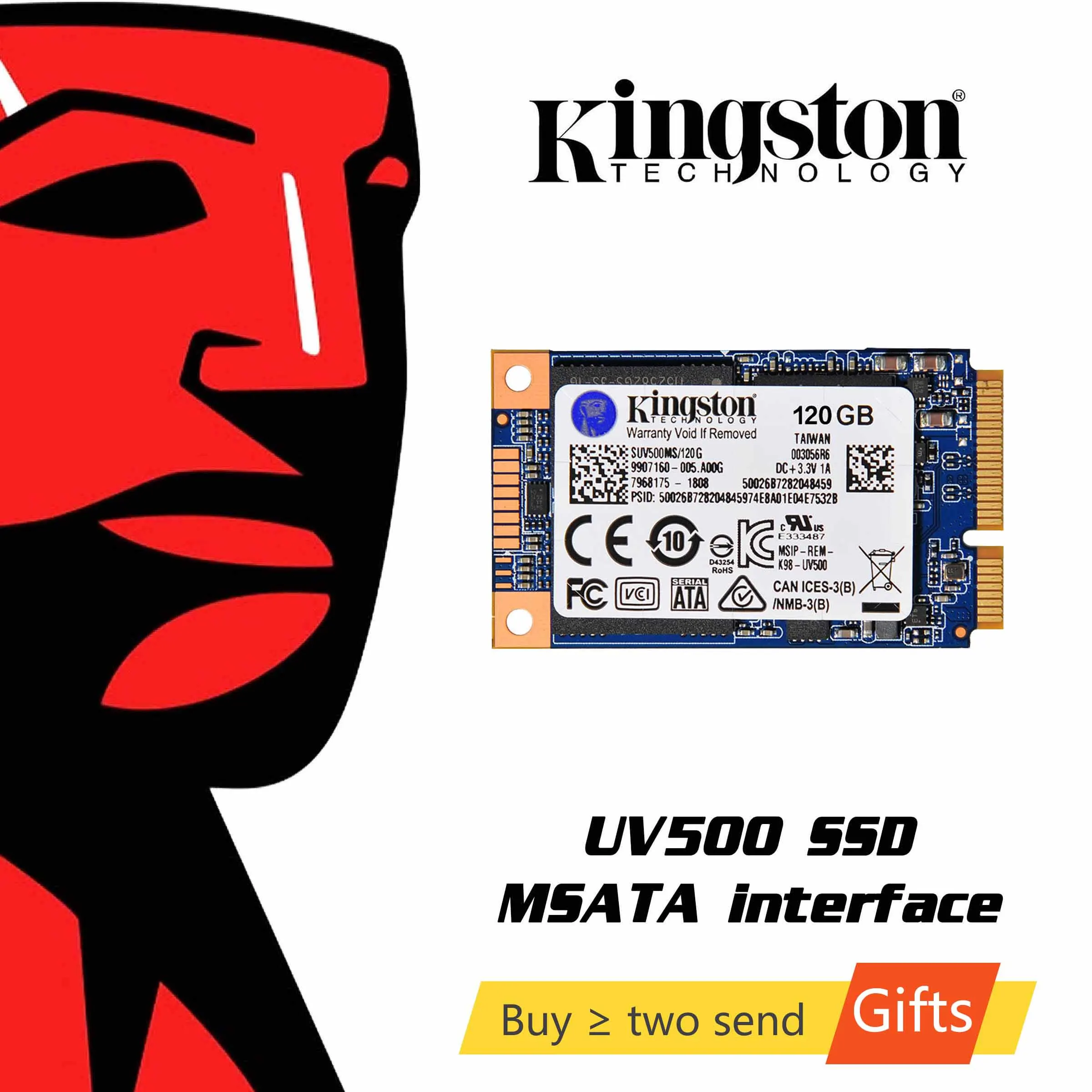 Kingston UV500 120 ГБ SSD 240 480 mSATA Внутренний твердотельный накопитель HDD жесткий диск HD ssd