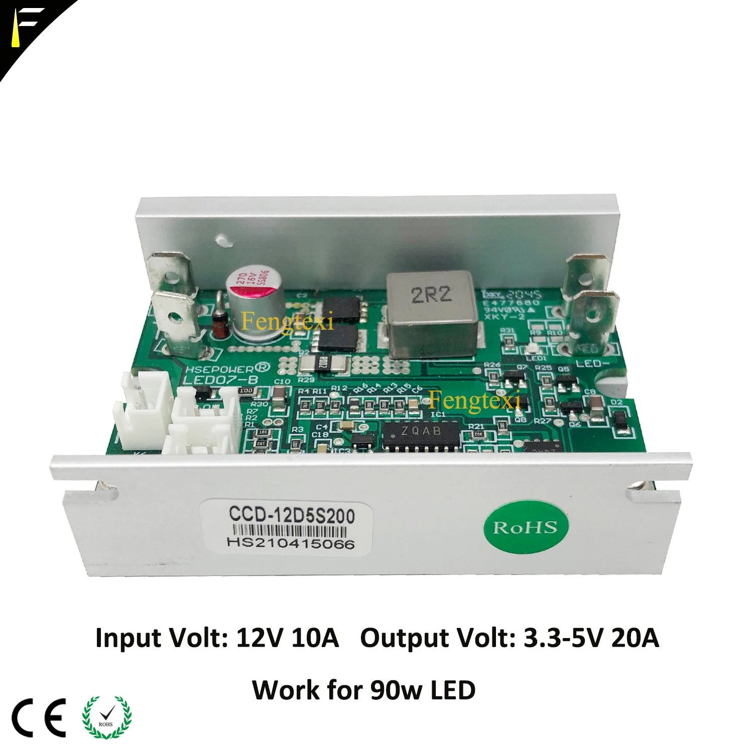 3.3-5V 20A Constant Current Drive Board fit 90w LED Light Brightness 0- Current Adjust for Stage Moving Head&Medical Lights