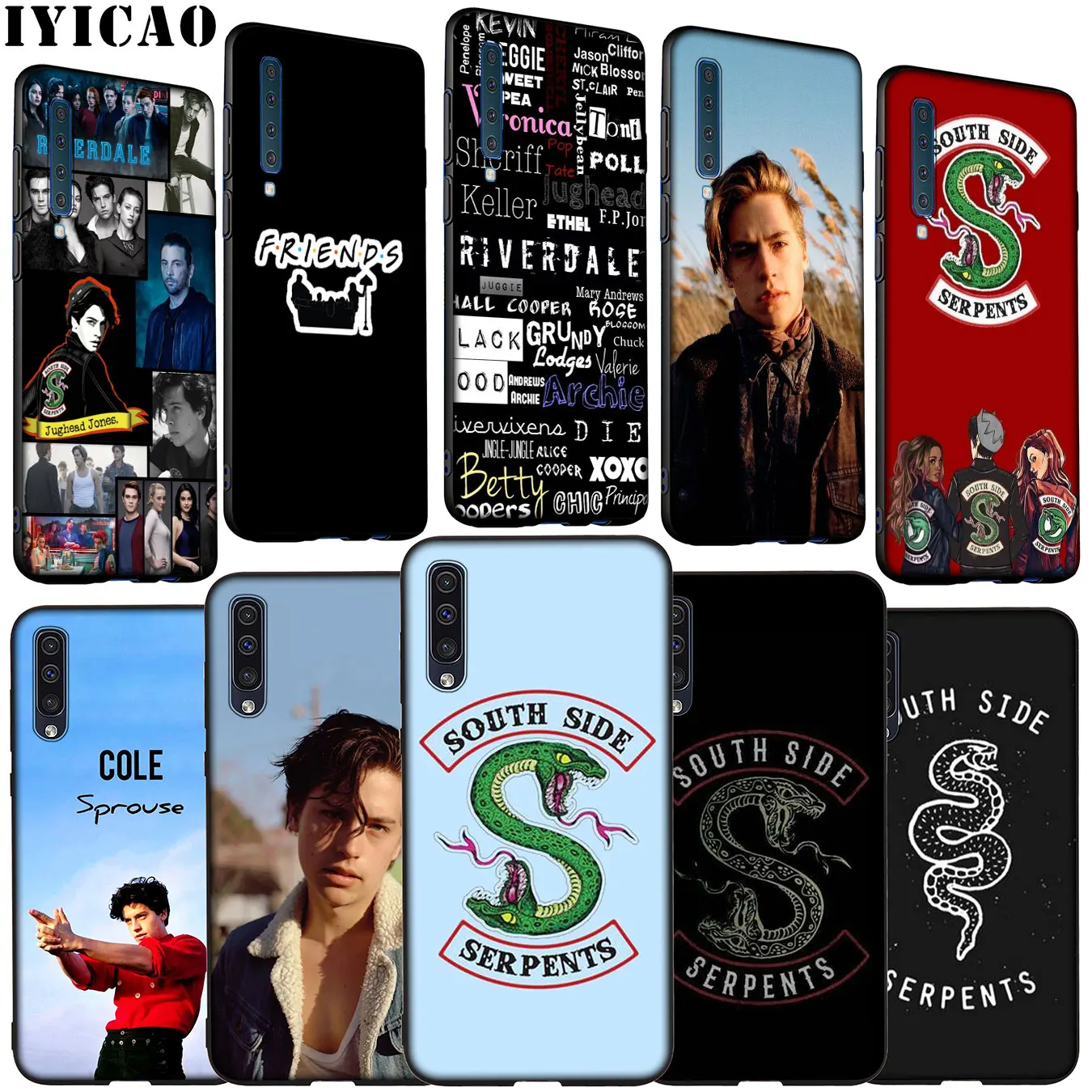 Мягкий силиконовый чехол IYICAO для Samsung Galaxy A70 A60 A50 A40 A30 A20 A10 M10 M20 M30 M40 A20E |