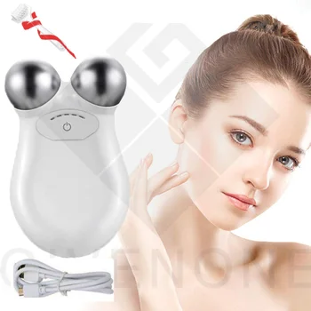 

Mini Micro Current Facial Massager Beauty Skin Wrinkle Remover Face Lifting Roller Massager Portable USB Electric Face Care Tool