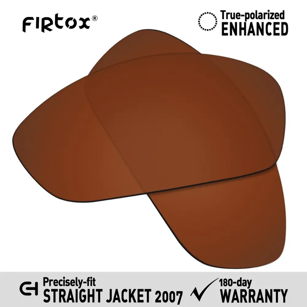 Brown-Polarized Firtox настоящие поляризованные Сменные рассеиватели UV400 для солнцезащитных очков-oxley Straight Jacket 2007(Только Совместимые линзы - Цвет линз: Brown-Polarized