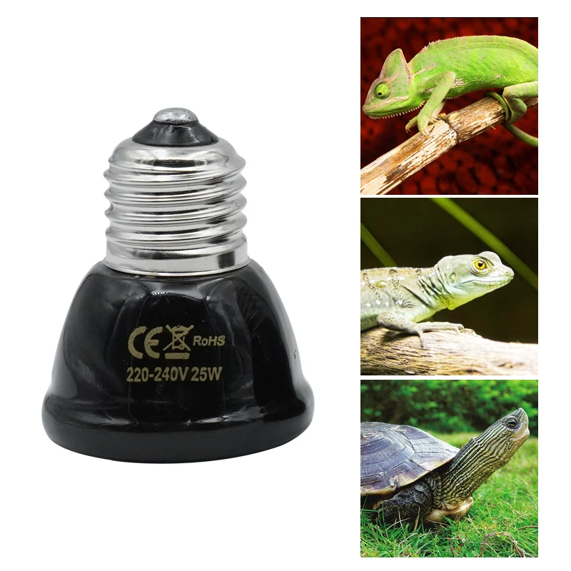 Title 2, Mini Heating lamp Pet Reptile Infrared Ceramic ...