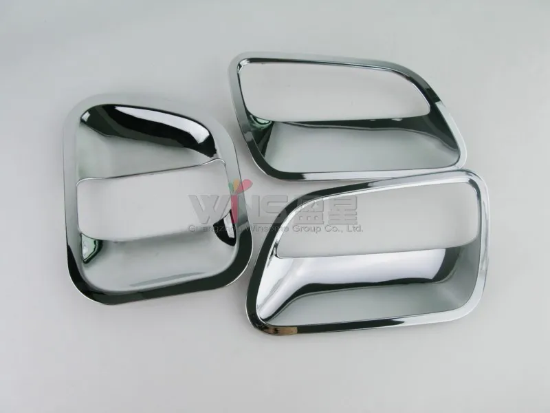 Для Противотуманные фары для Toyota Hiace Commuter H200 2005- хромированная дверная ручка Чаша ABS украшение автомобиля-Стайлинг принадлежности для тюнинга