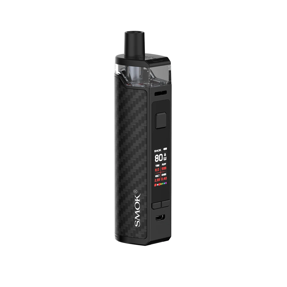 SMOK RPM80 Pro Mod Pod Комплект с 5 мл Pod мощность на 18650 батарея Макс 80 Вт Выход Pod система электронной сигареты vs SMOK RPM40/Vinci комплект