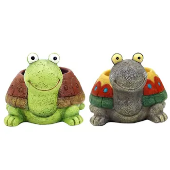 

Resin Flower Pot Plant Fleshy Container Planting Bonsai Home Decoration 27RF