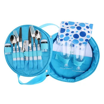 

Tableware Sets Set Picnic Tableware Set Travel Tableware Picnic Item Kitchen Utensils Pretend Serve Games Home
