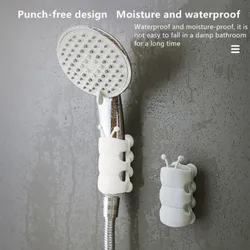 Shower Suction Cup Holders, Removable Silicone Wall Mount Holder, Storage Shelf, Bathroom Accessories, 1pc.