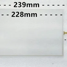 Применимый 10 дюймов 10,2 дюймов 4-проводной резистивный сенсорный экран TP-3924S1 промышленного контроля промышленный сенсорный экран 239*145