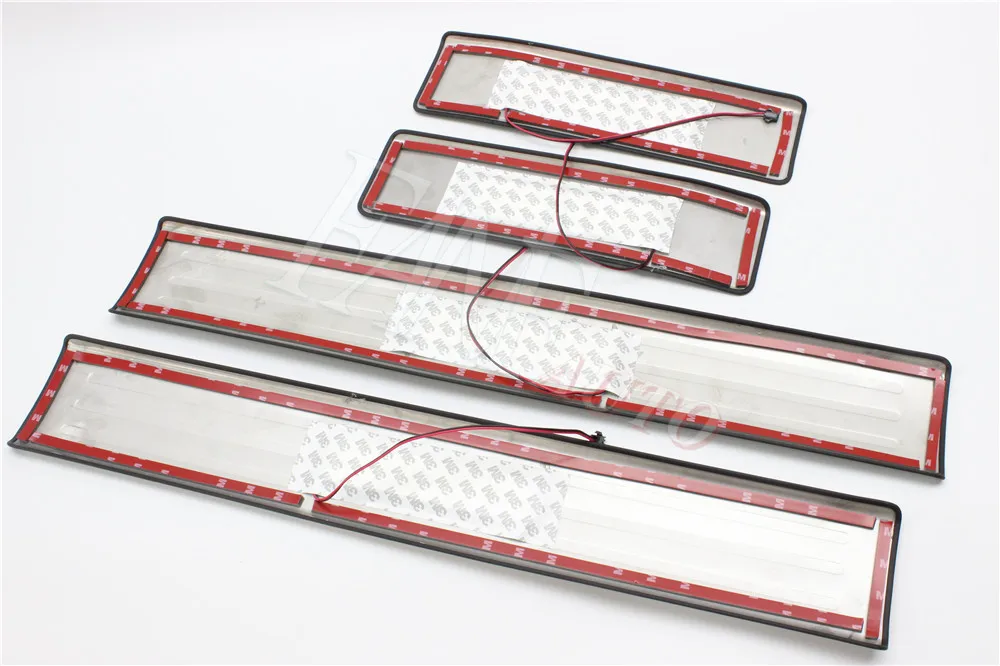 Нержавеющая сталь Led порога Накладка защитная накладка для Prado J120 J150