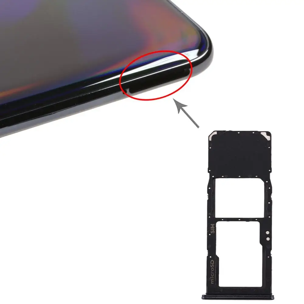 Лоток для sim-карты+ лоток для карт памяти Micro SD для Galaxy A70