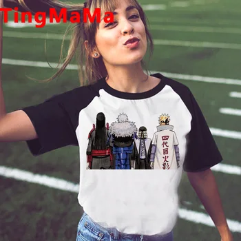 

Kawaii Naruto T Shirt Women Summer Tops Harajuku Hot Japanese Anime Akatsuki Graphic Tees Funny Cartoon Unisex T-shirt Female