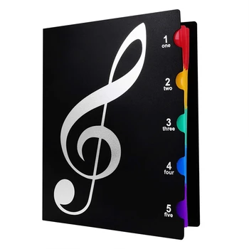 

Music Themed Folder Holder Writable Musicians Treble Clef Sheets Piano Choir Paper Store Read Psalm Song Recitals Concert Protec