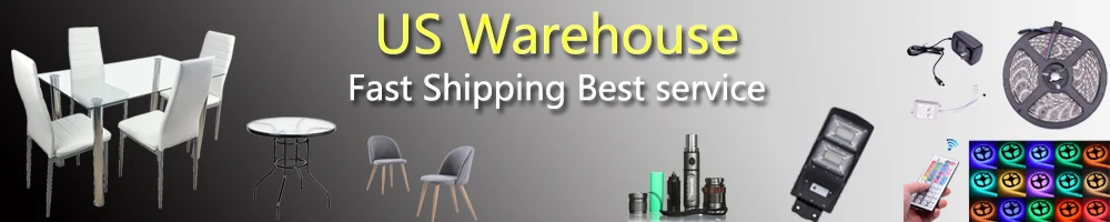 white table chair us warehouse dinning table set chair lights led strip furniture led string