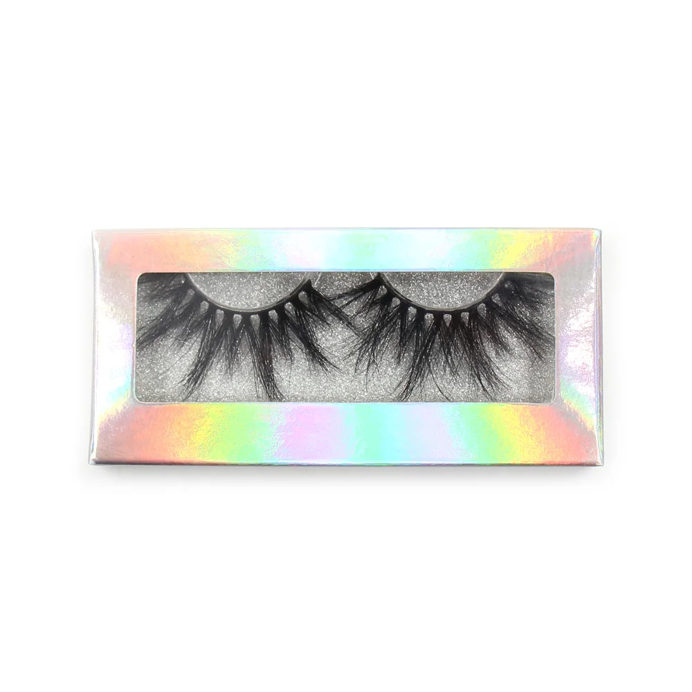 LEHUAMAO 25mm Mink Lashes 3D False Eyelashes Soft Fluffy Eyelash Hand Made Real Mink Eyelashes Dramatic Makeup Lashes G10