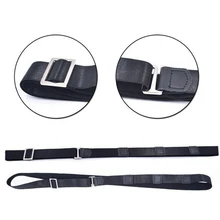 Fashion Shirt Holder Adjustable Near Shirt Stay Best Tuck It Belt For Women Men Work Interview Black Color 120cm