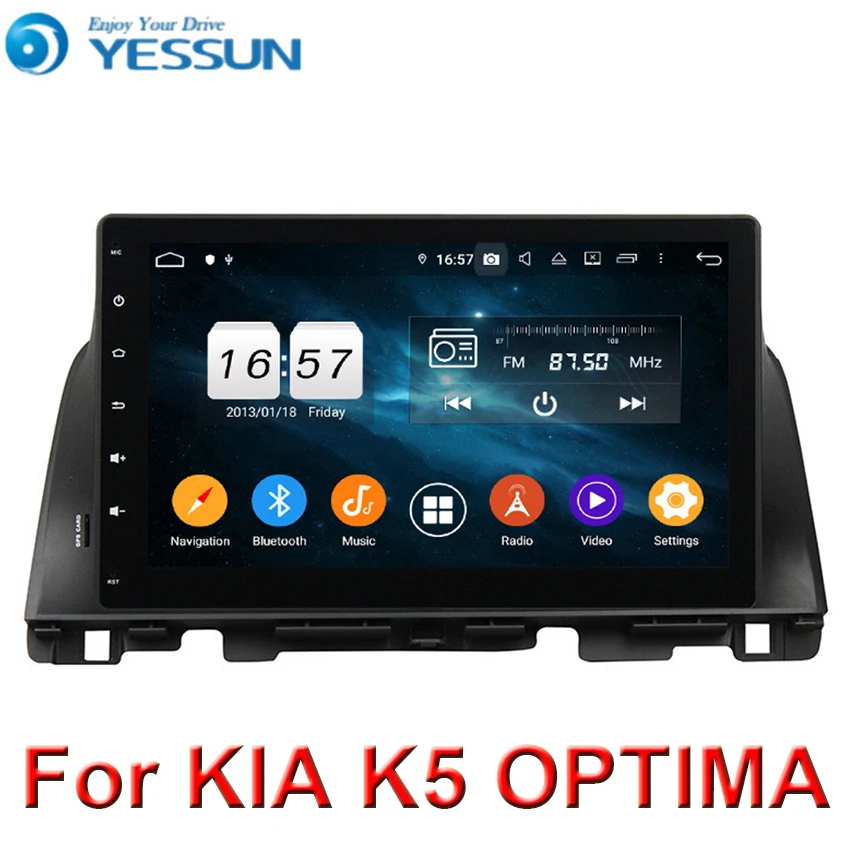 Android 9 автомобильный dvd-плеер gps навигация Мультимедиа для KIA optima K5 радио стерео bluetooth