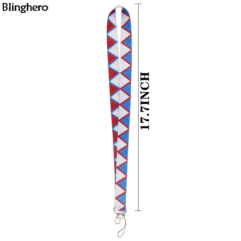 Blinghero мультфильм Triangel ремешок для ключей держатель для телефона унисекс шейный ремешок с ключами Рабочая карточка ручная работа шаблон шнурок повесить веревку BH0157