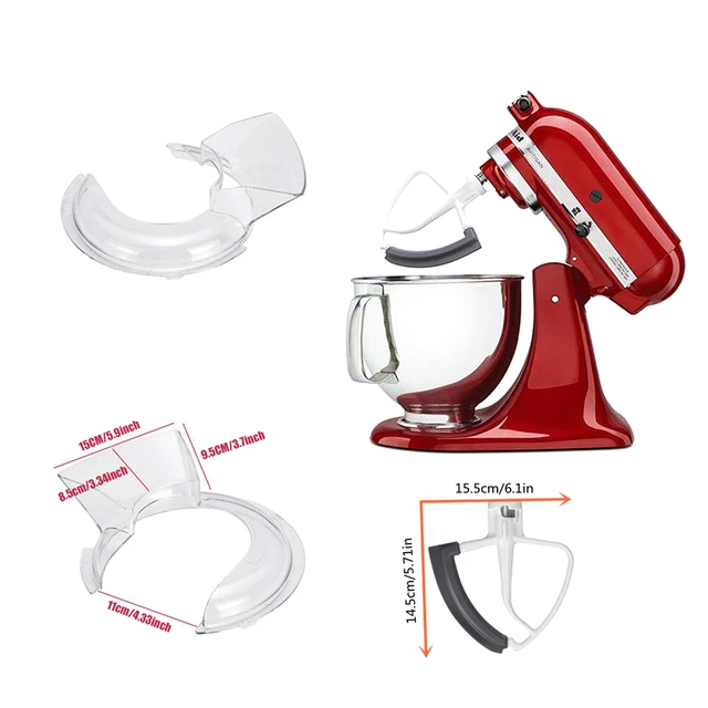 Flex Edge Beater for KitchenAid Bowl-Lift Stand Mixer - 6 Quart Dough  Mixing Paddle with Flexible Silicone Edges - AliExpress