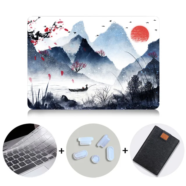 Чехол для ноутбука MTT с чернилами для Macbook Pro Air retina 11 12 13 15 16 дюймов, жесткий чехол для Macbook Pro 13,3 15,4, чехол - Цвет: MB05