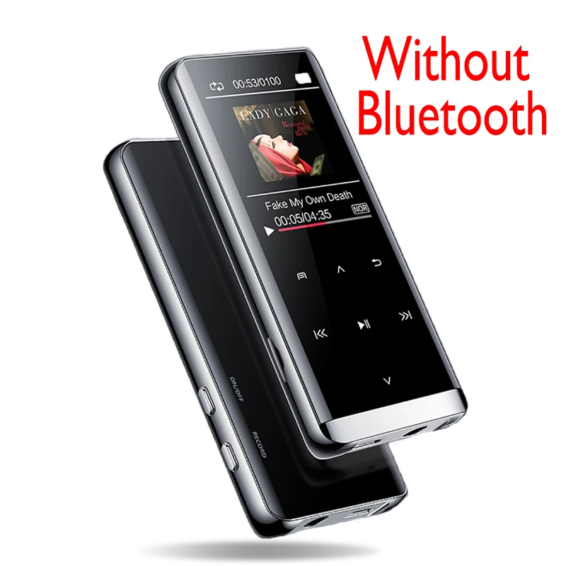 Lossless Hi-Fi MP3 плеер Walkman 8 ГБ 16 ГБ 32 ГБ Mp3 музыкальный плеер портативный Flac аудио плеер FM Радио Цифровой диктофон - Цвет: Without Bluetooth