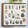 Mohamm 50PCS Boxed Stickers Feelings of Succulentsstickers Creative Cute Cartoon Plant Sticker Flakes Scrapbooking Gift Girl Sch ► Photo 3/5