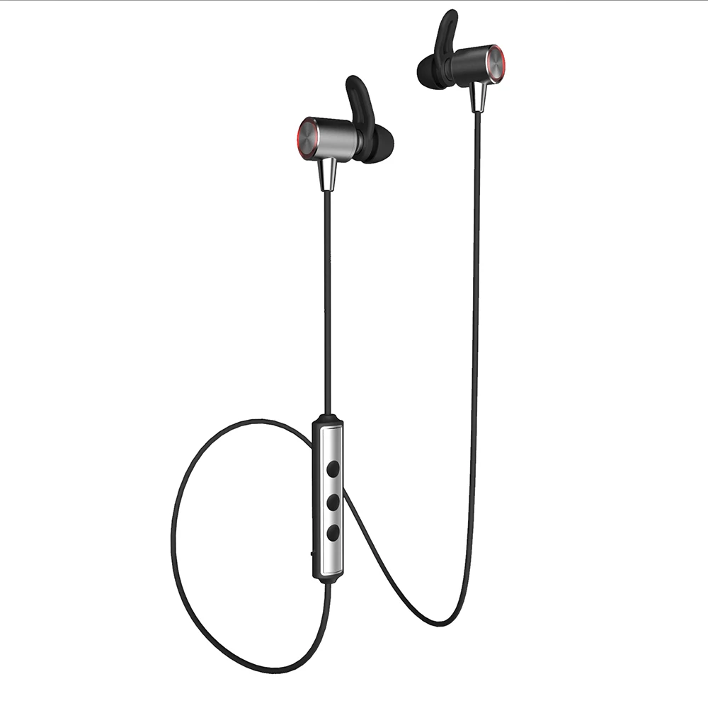 S60 Sport BT Earphone Running Sweatproof Headset Stereo Sound Wire Control Lodestone Earphone
