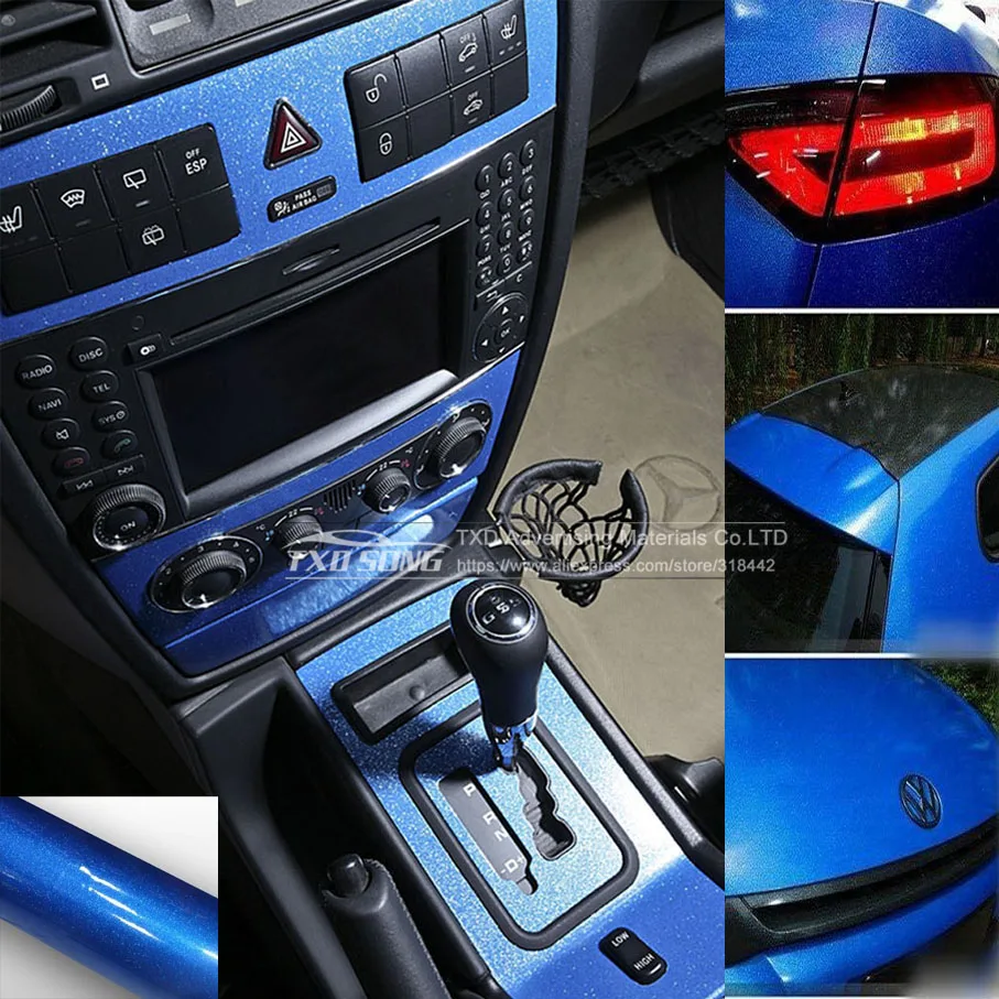 Высококачественная глянцевая виниловая пленка с блестками зеленая серебряная