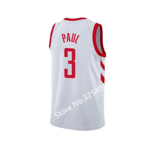 Новинка#13 James Harden#3 Chris Paul#7 Carmelo Anthony рубашка с вышивкой прошитая американский размер S-XXL - Цвет: 7