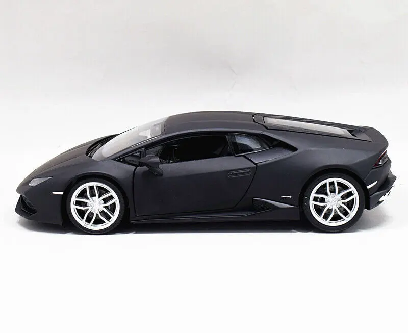 Welly 1:24 Hurcan LP610-4 металлическая модель автомобиля игрушка в коробке - Цвет: Черный