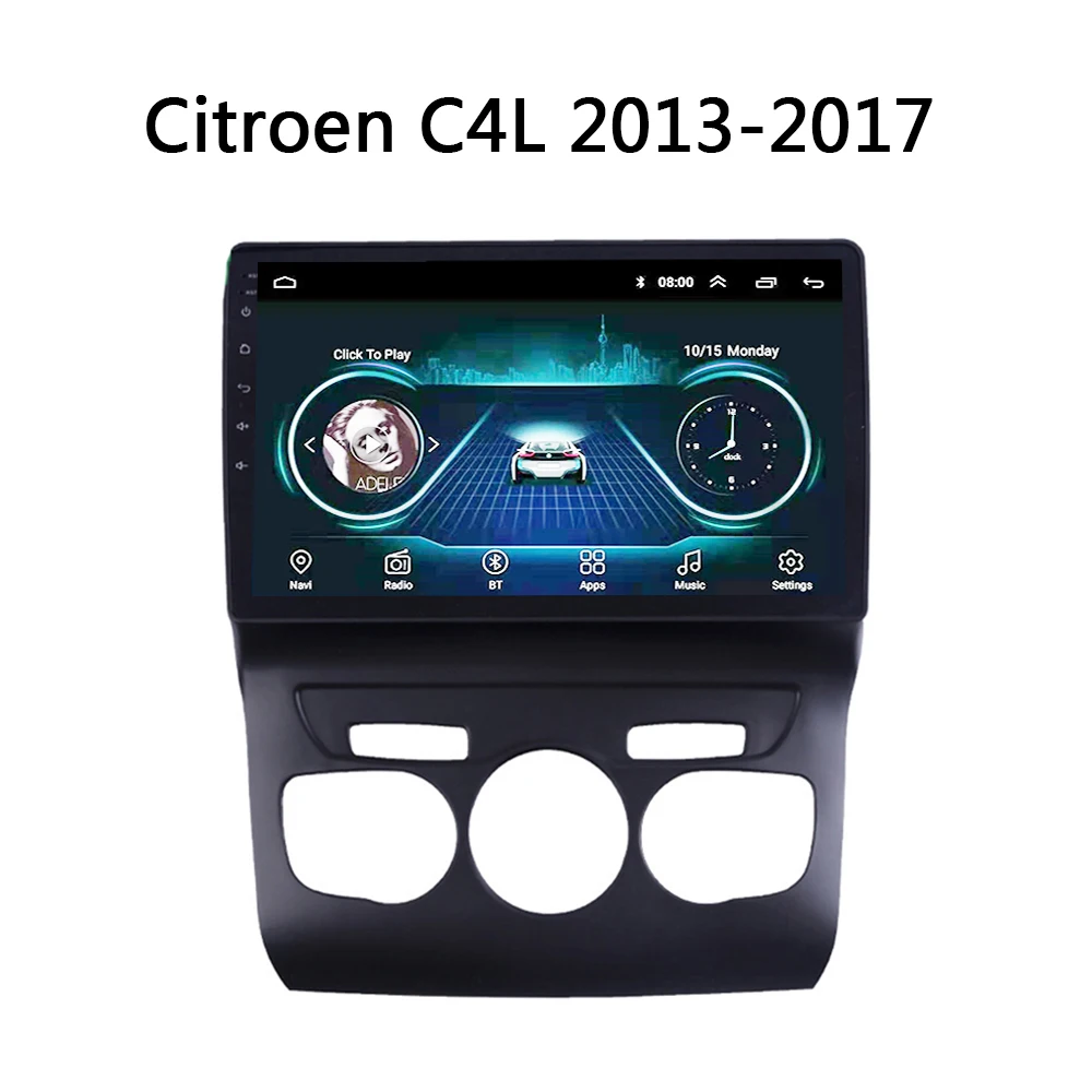Автомобильное радио для Citroen C4L 2013 2017 Android 8 1 мультимедийный плеер GPS навигация HD