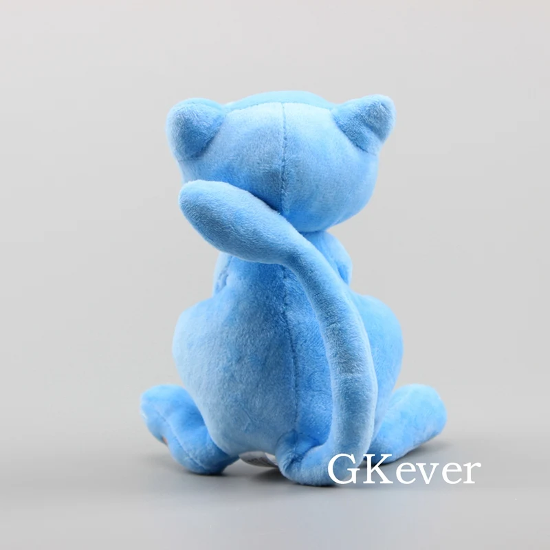 18 см Аниме Пикачу серии Peluche куклы милые блестящие Mew Мягкие плюшевые игрушки синий цвет для детей подарок на день рождения
