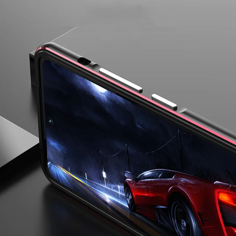 For Vivo iQOO 7 Aluminum metal bumper Frame Slim Cover phone case+ carmera Protector