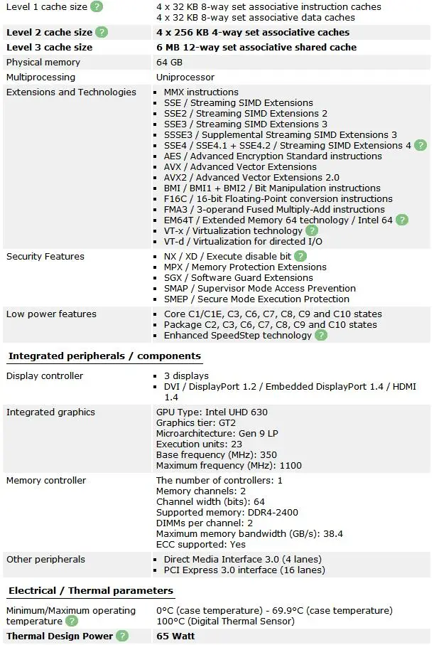 Intel Core i3-8100 i3 8100 3,6 ГГц четырехъядерный процессор 6M 65W LGA 1151 протестированный рабочий