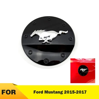 

Car Exterior Accessories Fuel Tank Cap Gas Door Cover Trim Decoration Stickers For Ford Mustang 2015-2017