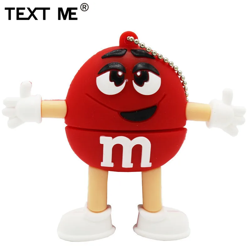 Usb флеш накопитель текстовый ME 64 Гб мультфильм M bean usb 2 0 4 ГБ 8 16 32 флешка подарок