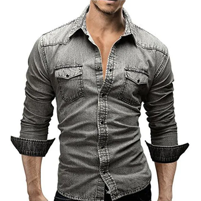 slim fit dress shirt with pocket