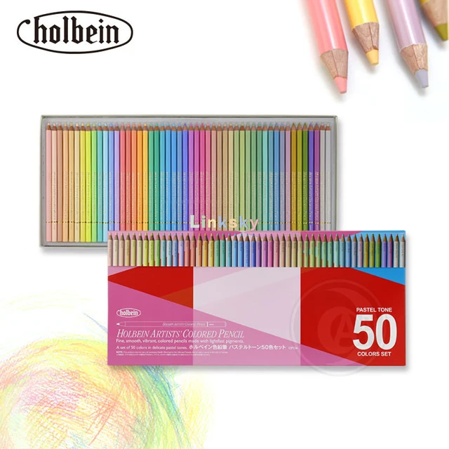Holbein Artist Colored Pencil Tin Set of 12 - Basic Tones