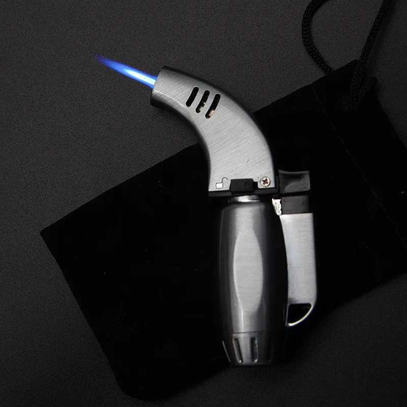 Metal Gun Torch Macarico Portatil A Gas Butane Refillable Mini