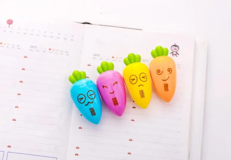 4 шт./компл. Kawaii в виде мини-Динозавра кролик с морковкой точилки для карандашей кукурузы карандаш с животными резак Канцтовары Школьные подарки для студентов