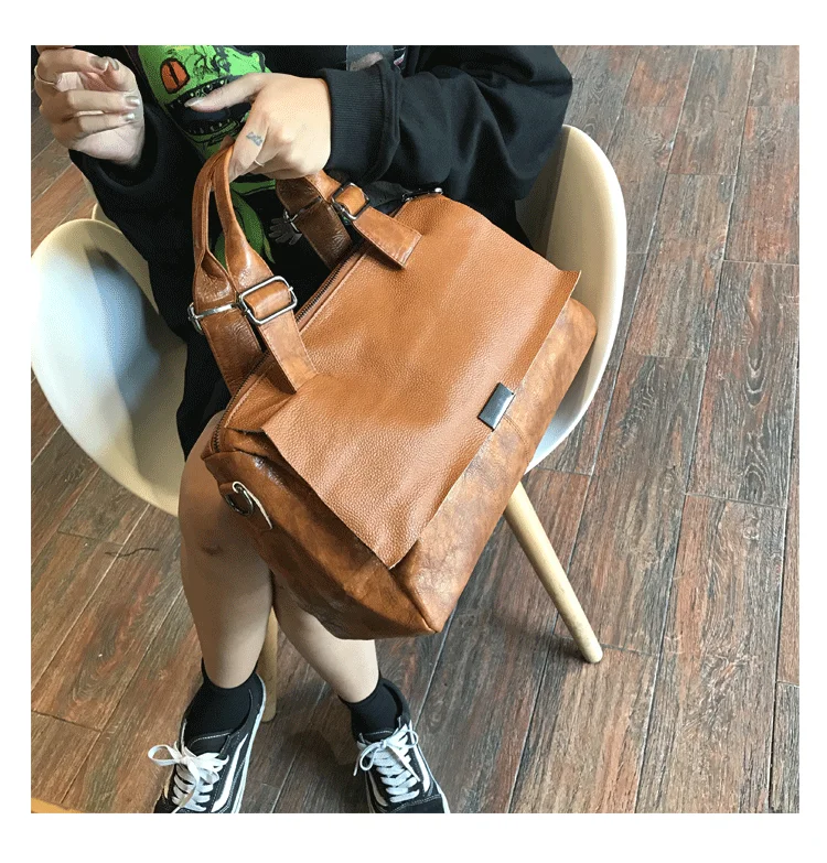 women winter pu leather bag OL black one shoulder bag female brown blue green casual crossbody messenger bag