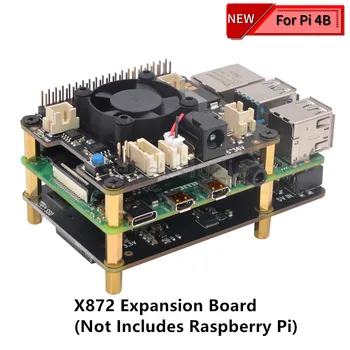 

Raspberry Pi 4 Model B M.2 NVMe SSD Shield 2280/2260/2242/2230, X872 Storage Expansion Board for Raspberry Pi 4 Model B