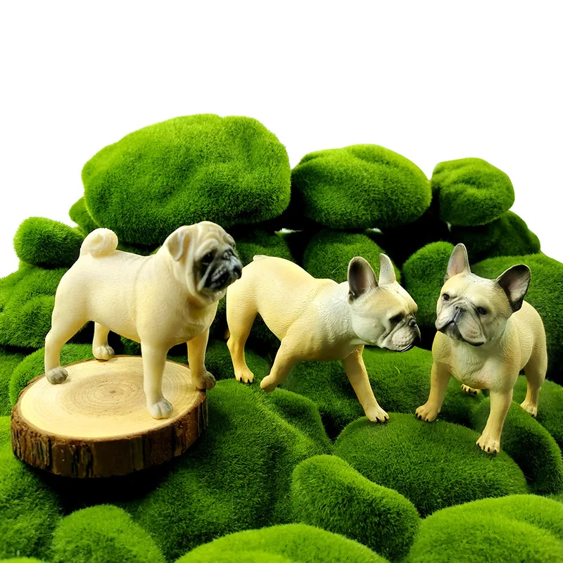 Charming Bulldog Figurine - Miniature Home Decor & Fairy Garden Accessory
