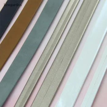 

kewgarden DIY Bowknot Hair Accessories Webbing Synthetic Leather Layering PU Ribbons 10mm 3/8" Handmade Tape Ribbon 10 Meters