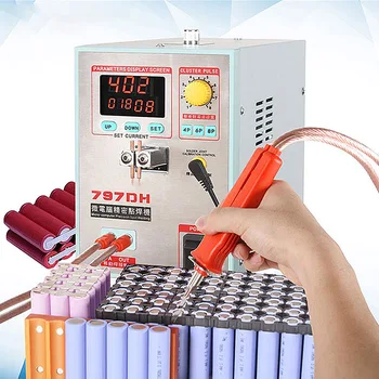 Buy 797DH Pedal Hand Held Portable 18650 Lithium Battery Pack Spot Welding Micro Welding Butt Electric Welding Machine