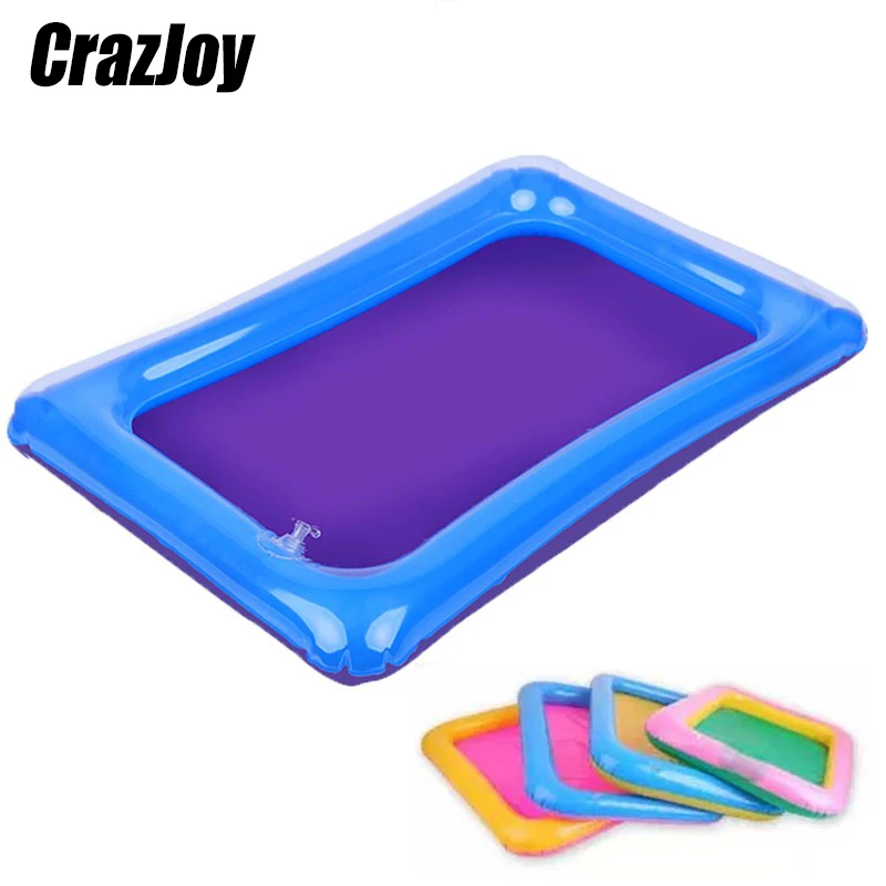 Bandeja De Arena Plegable Para Niños 60x60 Cm | Arena Sensorial Portátil, Impermeable, Fácil De Limpiar Y Transportar, Color Púrpura