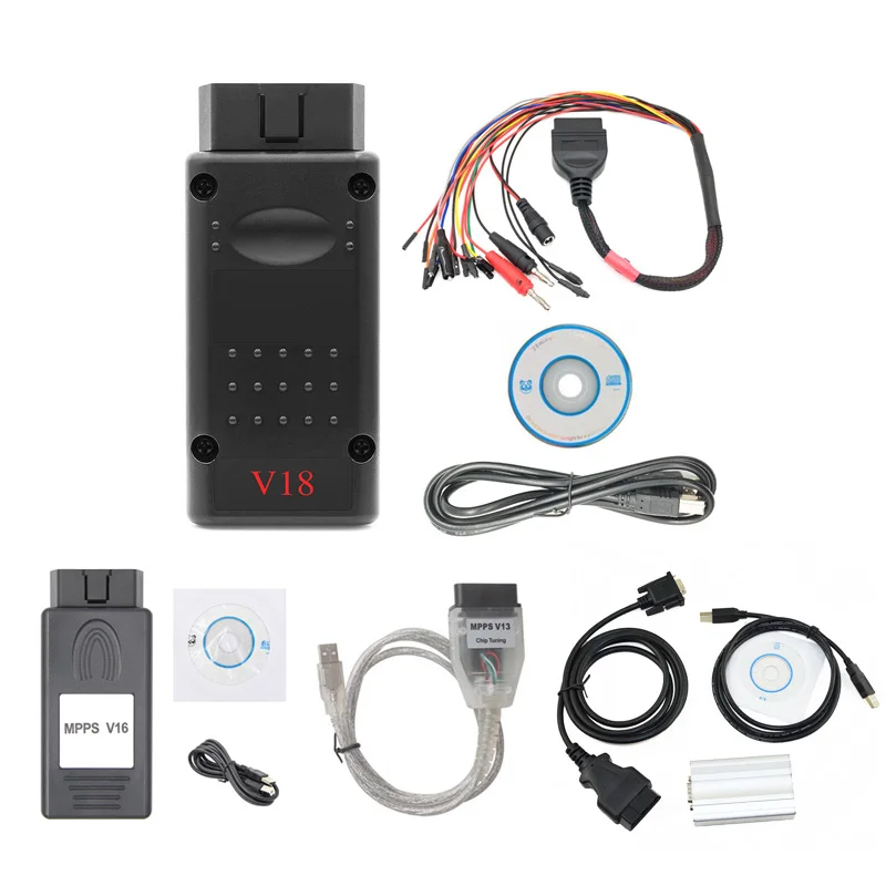 Основная чип-тюнинг для ЭБУ MPPS V18 TRICORE MULTIBOOT с пробойным тросом ECU Flasher V16 SMPS V13
