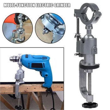 

Newly Portable Grinder Stand Aluminum Alloy Holder 360 Degree Rotation Electric Drill Accessories XSD88