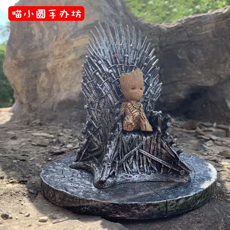 

Throne of Garage Kit Related Products Iron Power Model Game Ice And Fire Static Game of Thrones Decoration Birthday Gift